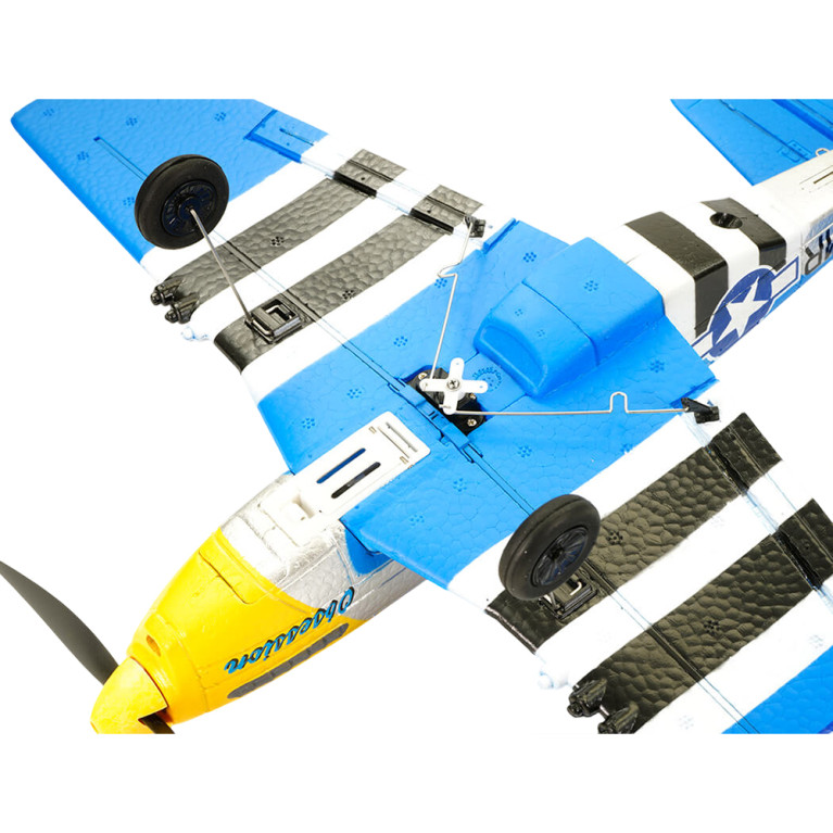 Avion Mustang P-51D V2 Bleu - VOLANTEX V761-5V2B