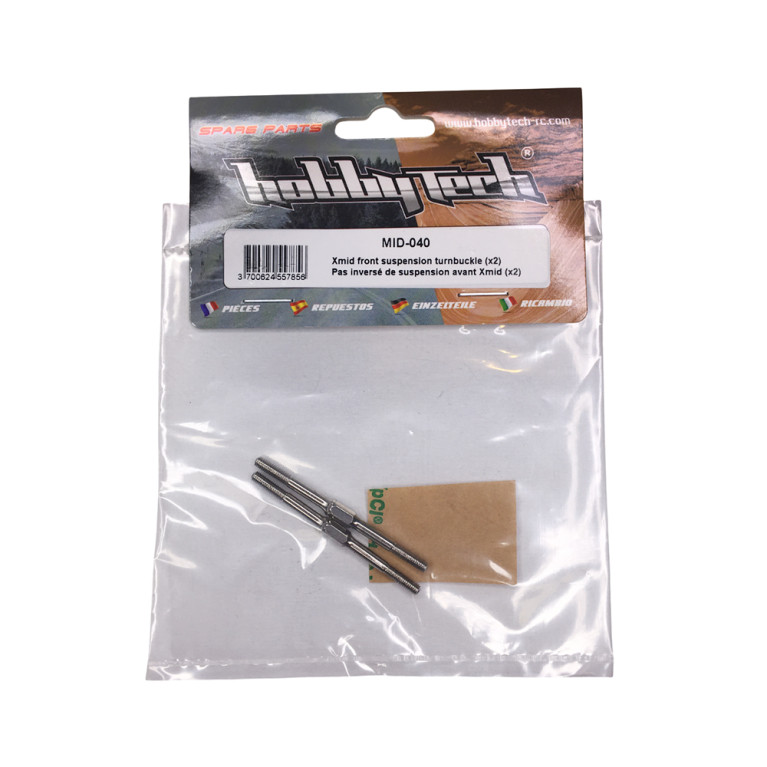 Biellettes à pas inversé suspension avant X-MID - HOBBYTECH MID-040