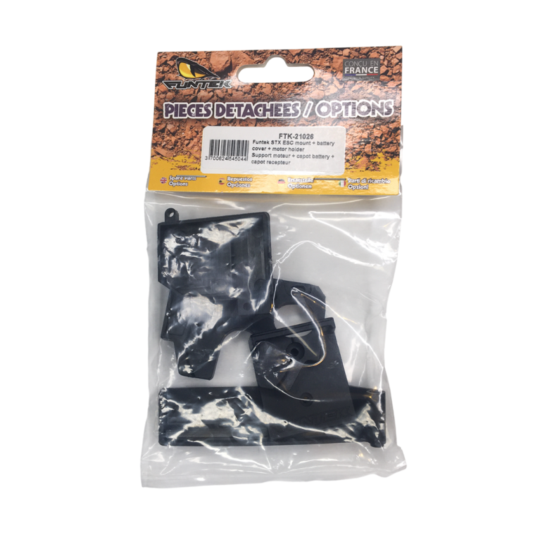 Support moteur + capot batterie STX - FUNTEK FTK-21026