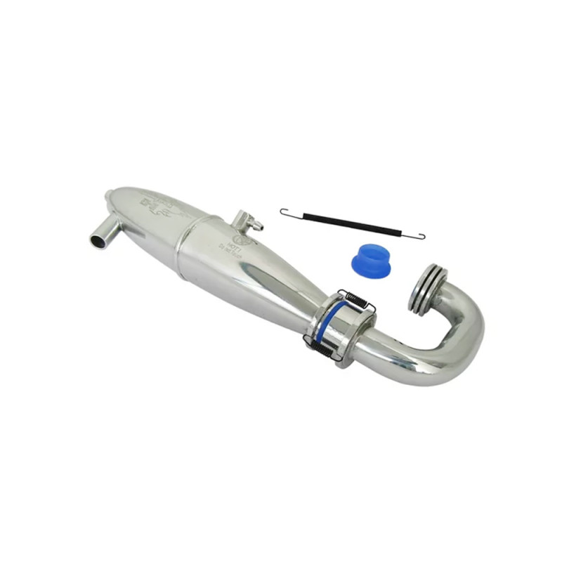 Pot d'échappement + coude 1/8 - HOBBYTECH HTR-1925001