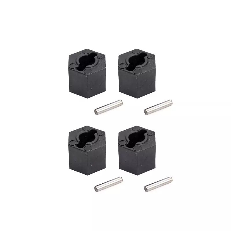 Hexagones de roues + clavettes ROGUE TERRA - HOBBYTECH ROG-018