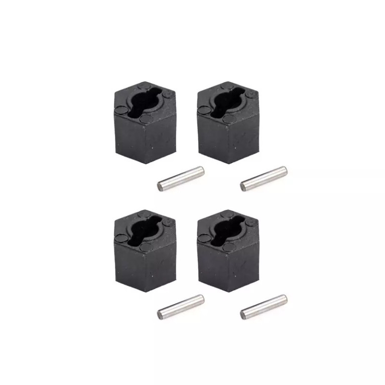 Hexagones de roues + clavettes ROGUE TERRA - HOBBYTECH ROG-018
