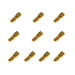 10 Prises PK 3.5 mm plaqué or - Mâle - BEEZ2B BEEC2016M