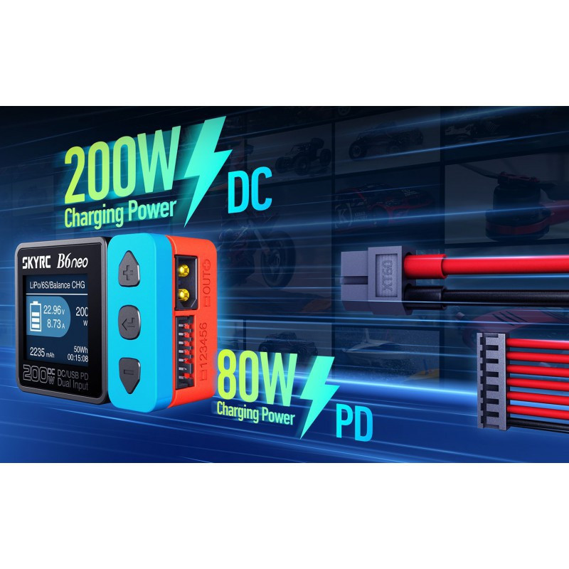 Chargeur B6 Neo 200W - SKYRC SK-100198-01