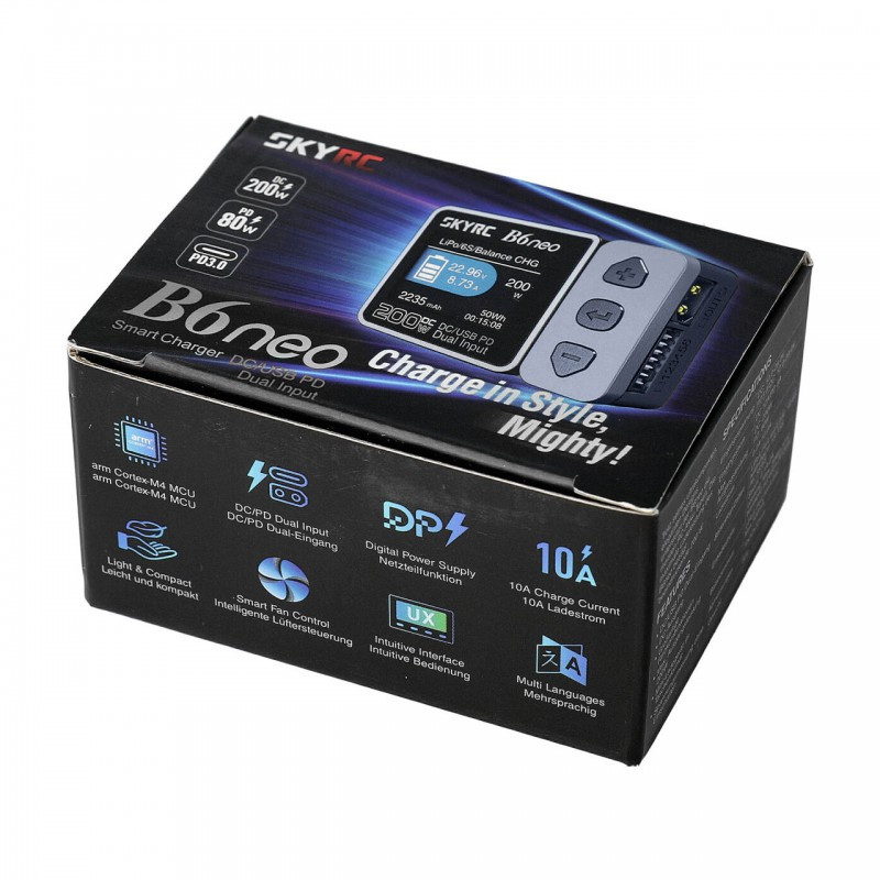 Chargeur B6 Neo 200W Gris - SKYRC SK-100198-02