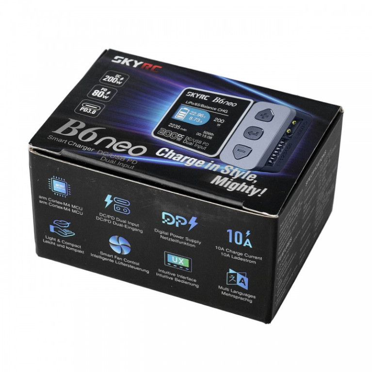 Chargeur B6 Neo 200W Gris - SKYRC SK-100198-02