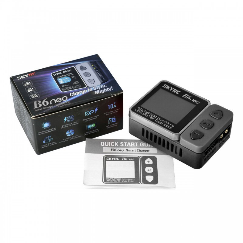 Chargeur B6 Neo 200W Gris - SKYRC SK-100198-02