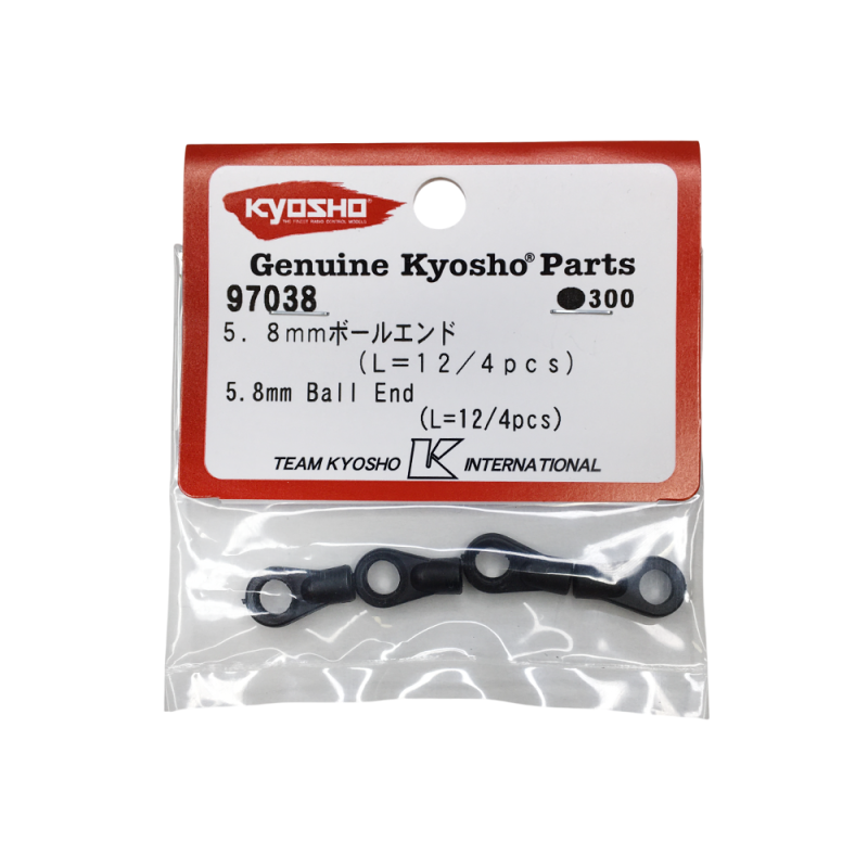 4 Chapes 5.8 x 12 mm - KYOSHO 97038