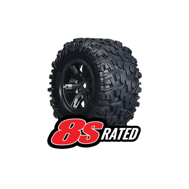 2 Roues X-maxx et pneus Maxx AT - TRAXXAS 7772X