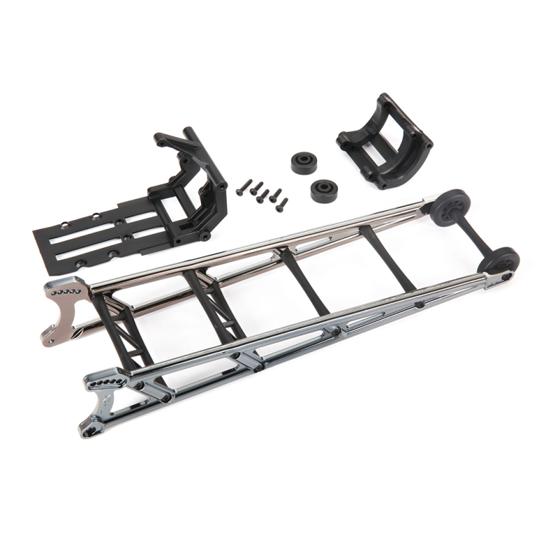 Wheelie bar allongée + support Chromée Noire - TRAXXAS 9460X