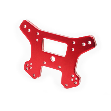 Support d'amortisseur avant en aluminium Rouge - Sledge - TRAXXAS 9539R