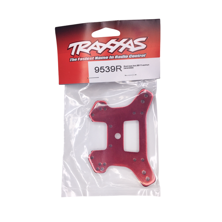 Support d'amortisseur avant en aluminium Rouge - Sledge - TRAXXAS 9539R