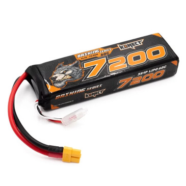 Accu LiPo 7200mAh 11.1V 60C BASH (XT60) - KONECT KN-LP3S7200BASH-XT