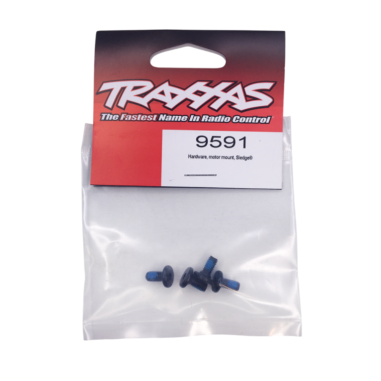 4 Vis de fixation pour support moteur - Sledge - TRAXXAS 9591