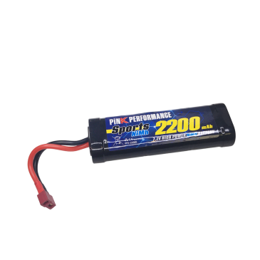 Accu NiMh 7.2V 2200 mAh (Dean) - PINK PERFORMANCE PP2-2200D
