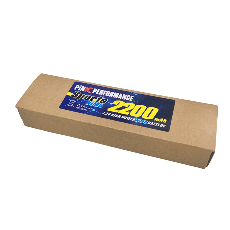 Accu NiMh 7.2V 2200 mAh (Dean) - PINK PERFORMANCE PP2-2200D