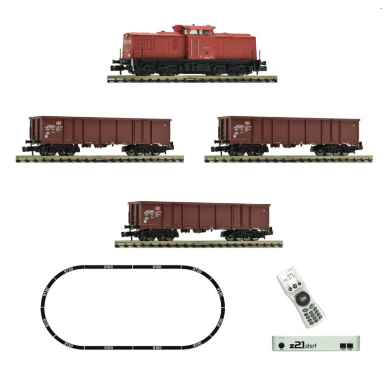 Coffret de départ locomotive diesel série 204, DB AG Ep. V et VI, digital – FLEISCHMANN 5170005 - N 1/160
