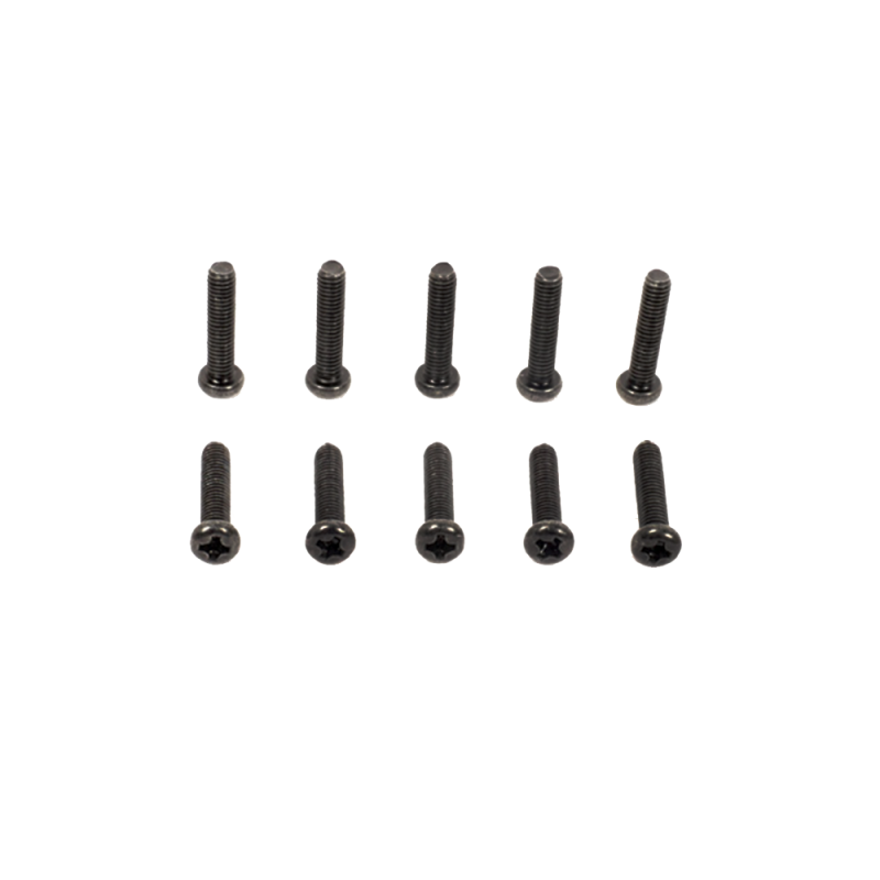 10 Vis tête ronde 2.5x12 mm cruciforme - T2M T4972/60