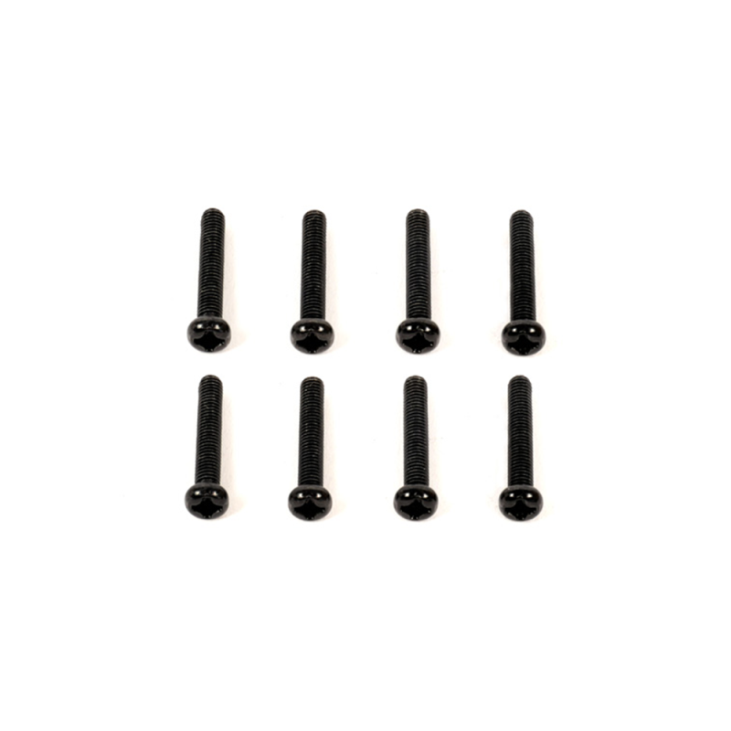 8 Vis tête ronde 3x18 mm cruciforme - T2M T4972/46