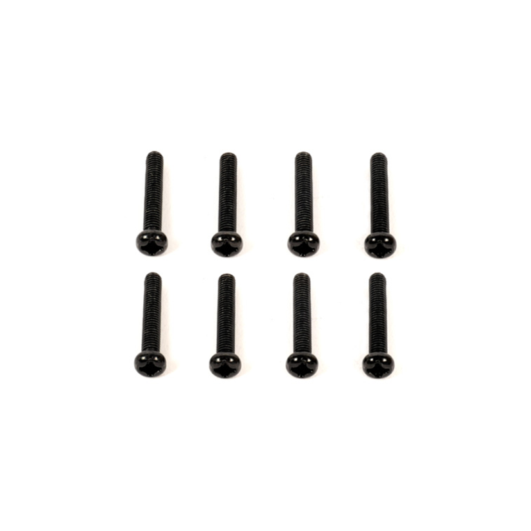 8 Vis tête ronde 3x18 mm cruciforme - T2M T4972/46