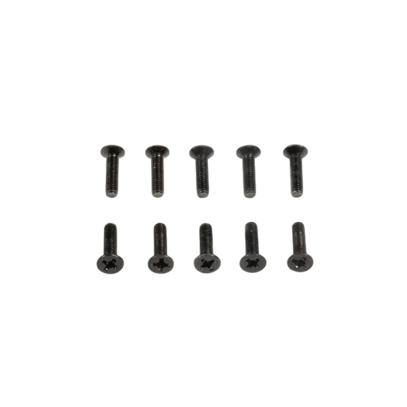 10 Vis tête fraisée 3x12 mm cruciforme - T2M T4972/43