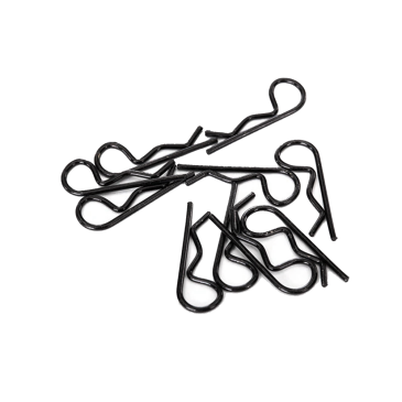 10 Clips de carrosserie S - Noir - T2M T4978/13