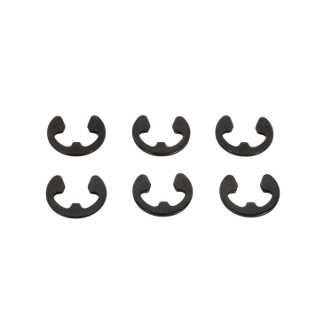 6 Circlips 4mm - Noir - T2M T4972/31