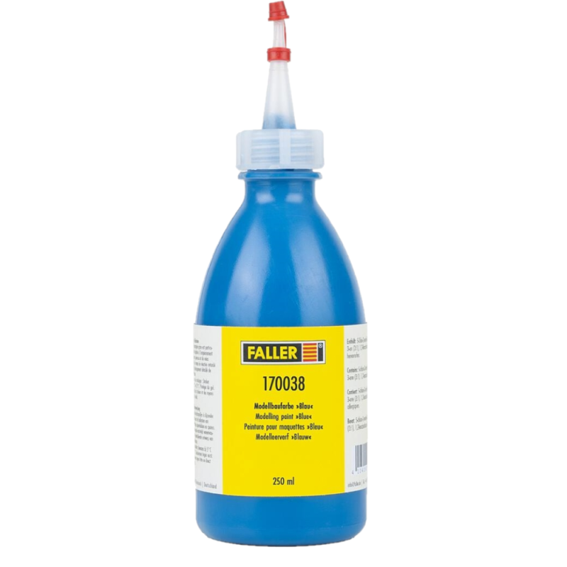 Peinture pour maquettes Bleue, 250 ml - FALLER 170038