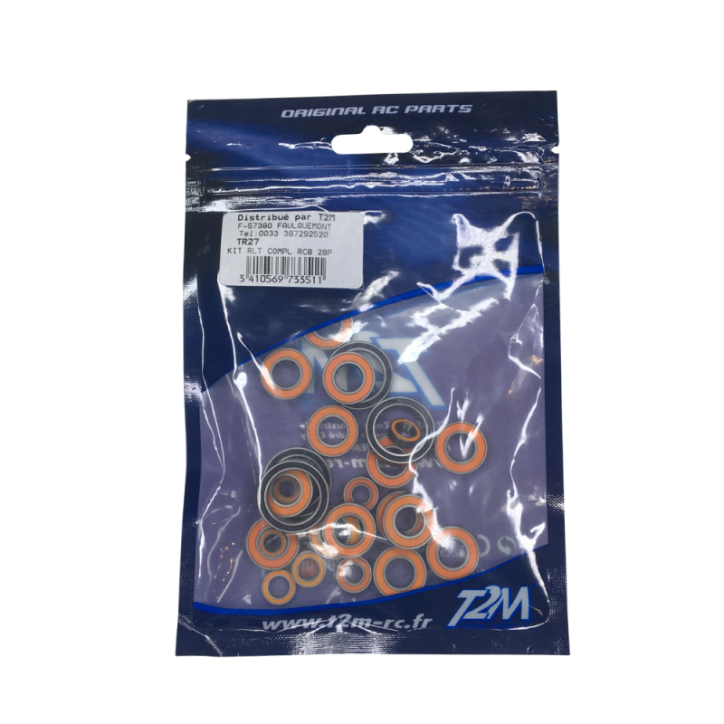 Kit de roulements complet Asso RC8 - T2M TR27