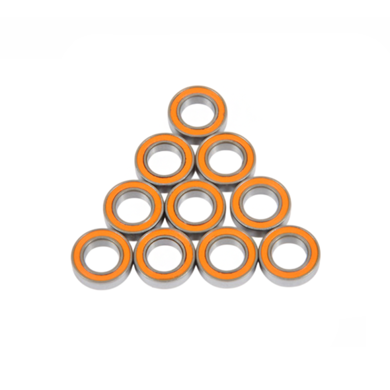 Lot De 10 Roulements à Billes MR148-2RS – 8x14x4 Mm – ABEC 3 – Joints Caoutchouc Bleu – RT Reckward Tuning
