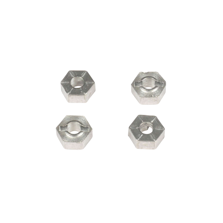4 Hexagones de roue en aluminium - T2M T4978/19