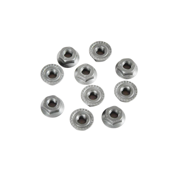 10 Écrous de roue M6 - Chromé - FG 06113