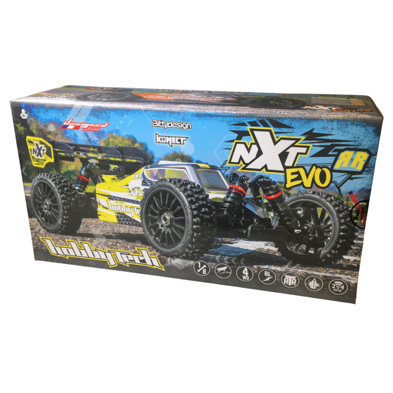 Buggy Spirit NXT Evo RR RTR - Jaune - HOBBYTECH 1.NXT.RR-RTR-YE