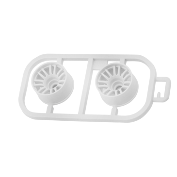 Jantes blanche Large +3 Mini-Z MR03 - KYOSHO MZH131W-W3B