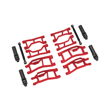 Kit suspension rallongé WideMaxx - Rouge - TRAXXAS 10790-RED