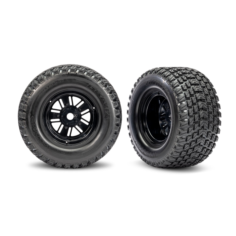 Roue arrière "Gravix" Funco - Noire - TRAXXAS 10947