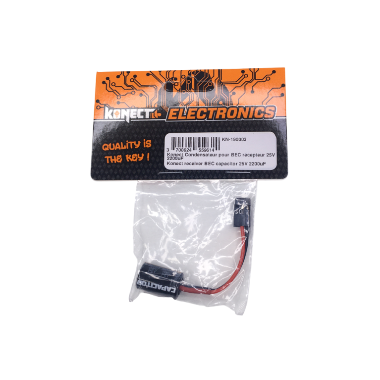 Condensateur pour BEC récepteur 25V 2200uF  - KONECT KN-190003