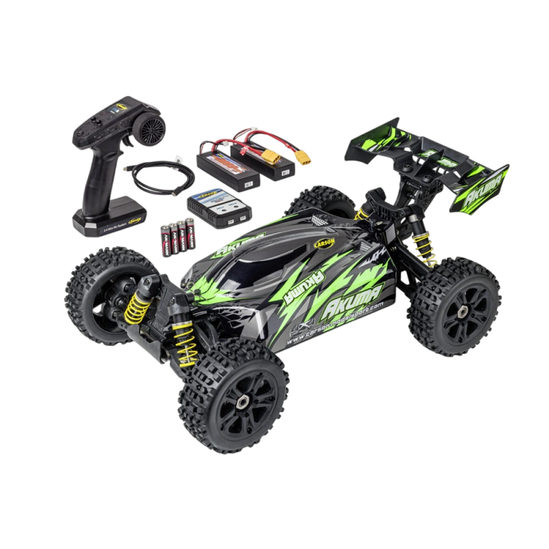 Buggy Akuma 4WD RTR 1/8 - Vert - CARSON 500409082