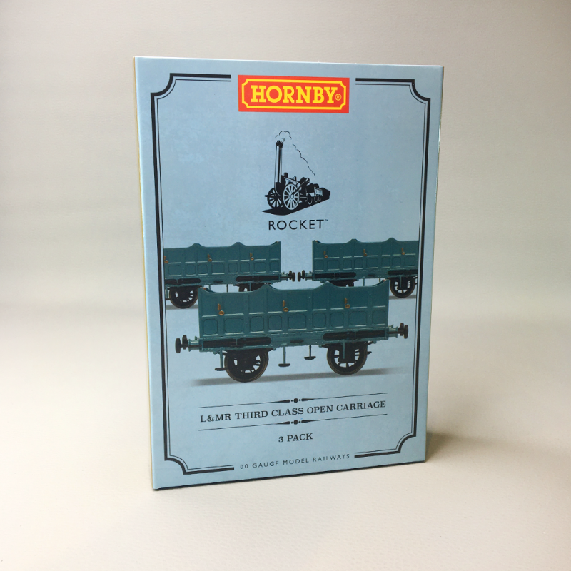 3 voitures ouvertes, 3CL, L&MR, calibre 00 - HORNBY R40102 - HO 1/76