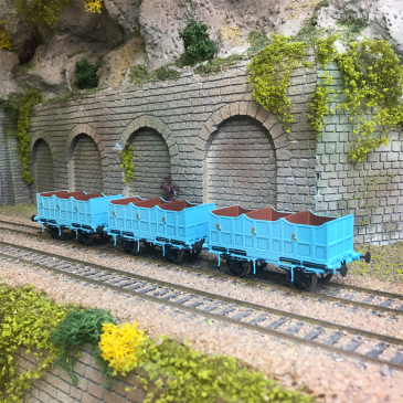 3 voitures ouvertes, 3CL, L&MR, calibre 00 - HORNBY R40102 - HO 1/76