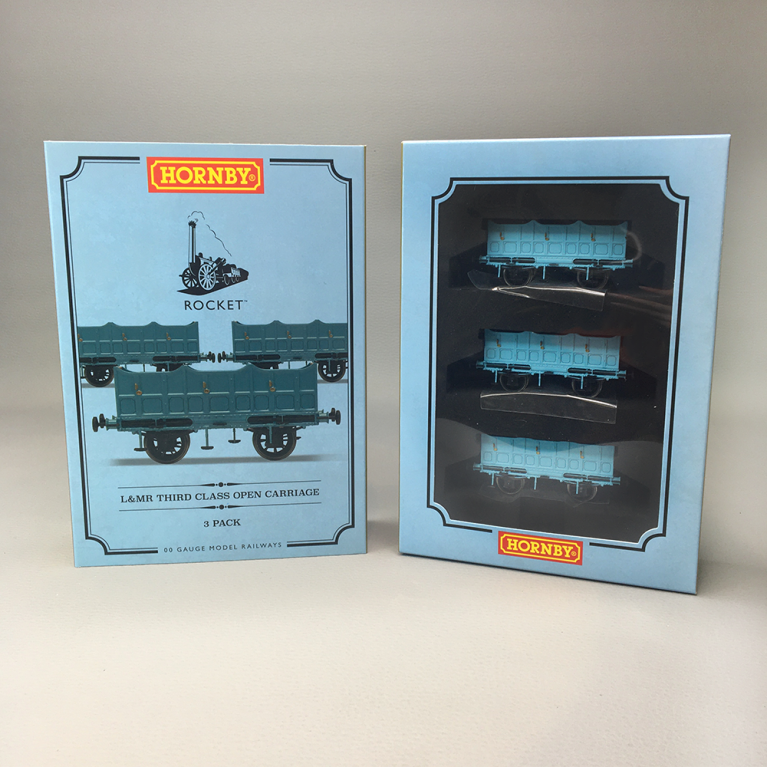 3 voitures ouvertes, 3CL, L&MR, calibre 00 - HORNBY R40102 - HO 1/76