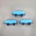 3 voitures ouvertes, 3CL, L&MR, calibre 00 - HORNBY R40102 - HO 1/76