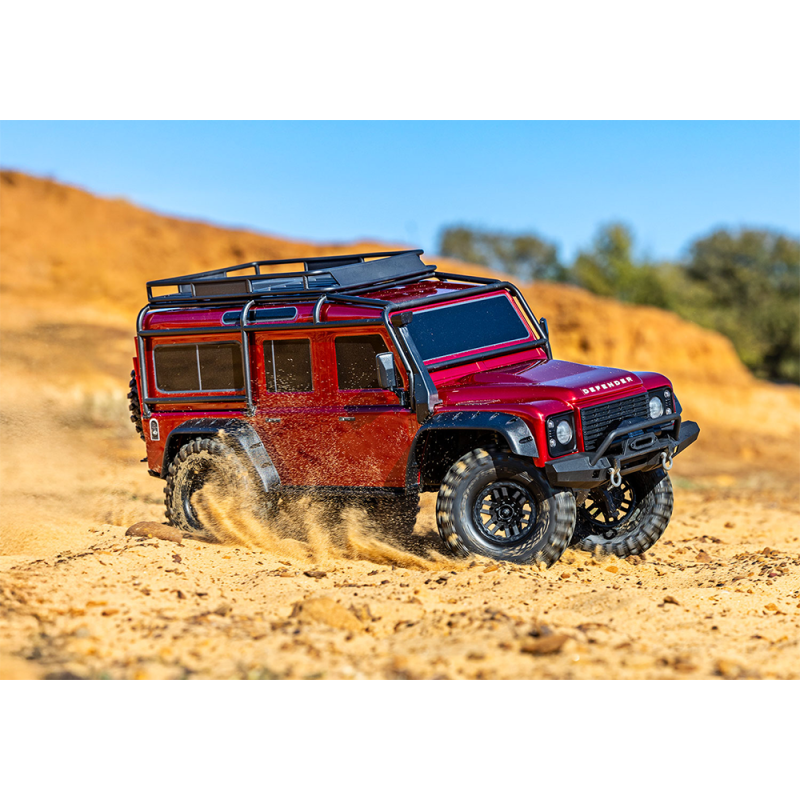 Land Rover Defender TRX-4 - Rouge - TRAXXAS 82256-4-RED 1/10