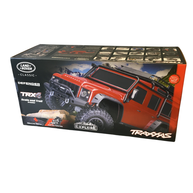 Land Rover Defender TRX-4 - Rouge - TRAXXAS 82256-4-RED 1/10