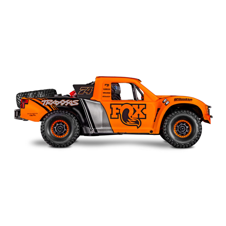 Unlimited Desert Racer + LED - Fox Edition - TRAXXAS 85086-4-FOX1