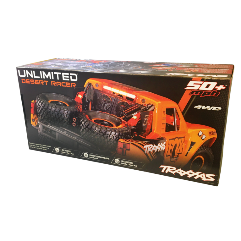 Unlimited Desert Racer + LED - Fox Edition - TRAXXAS 85086-4-FOX1