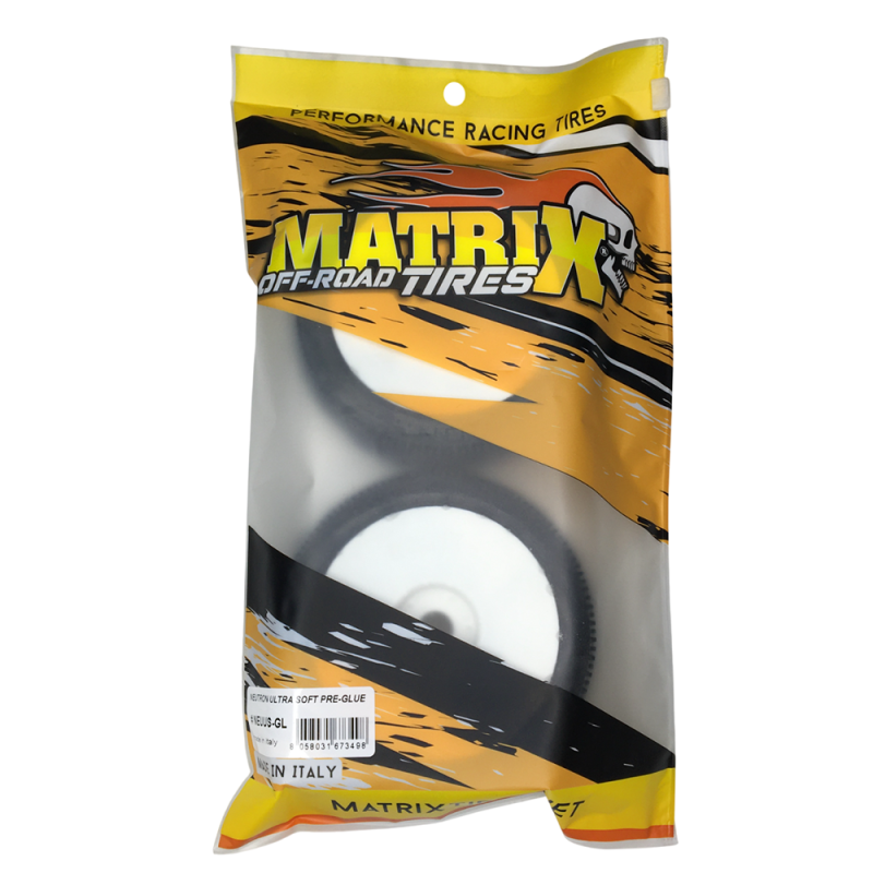 2 Roues "Neutron" montées collés - Ultra-soft - MATRIX NEUUS-GL