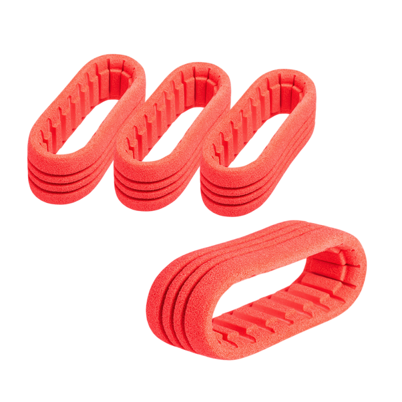 4 Inserts rouge 1/8 - MATRIX OFFINS