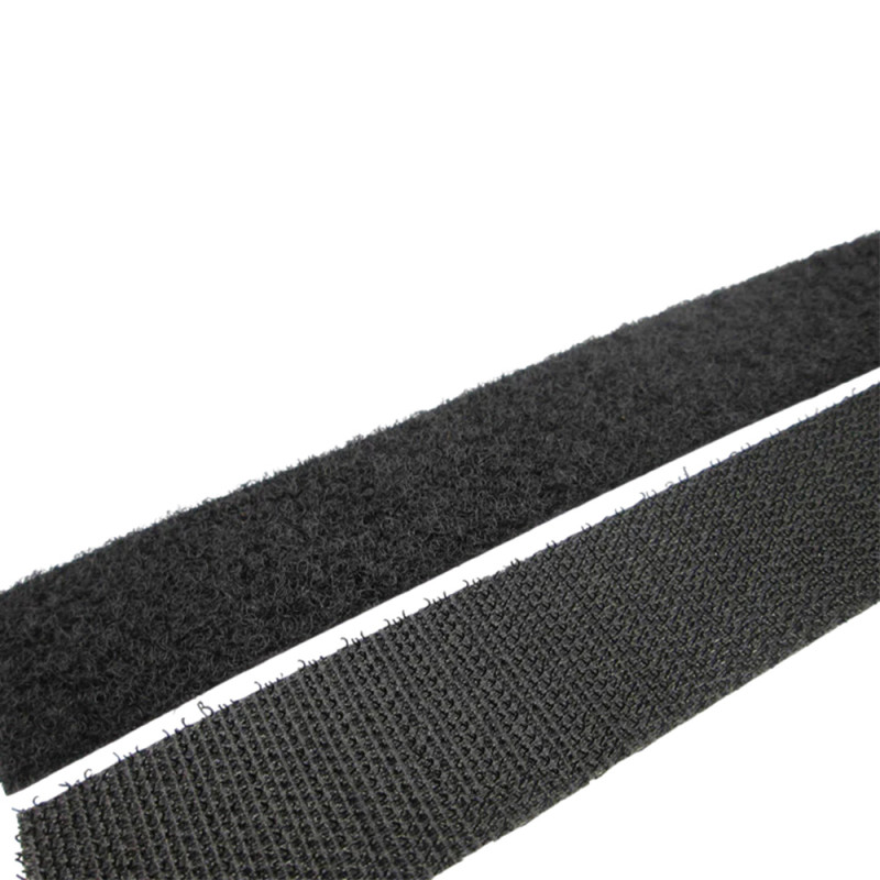 Velcro autocollant noir - 25x150mm - T-WORKS TA-076