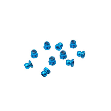 Rotule écrou court aluminium de 5mm - Bleu - T-WORKS TE-229S-TB